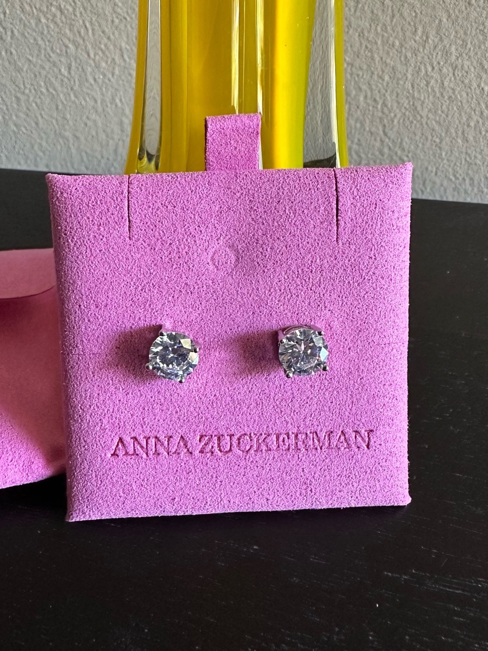 Anna Zuckerman Diamond Crystalline Earrings. Never worn.